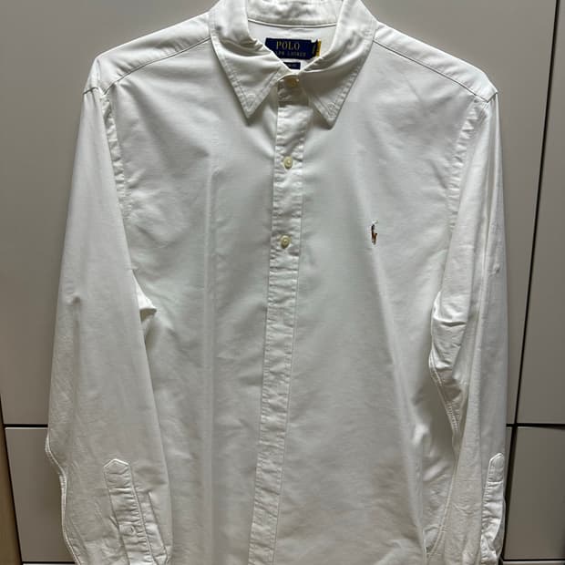 폴로 랄프로렌 화이트 옥스포드 셔츠
