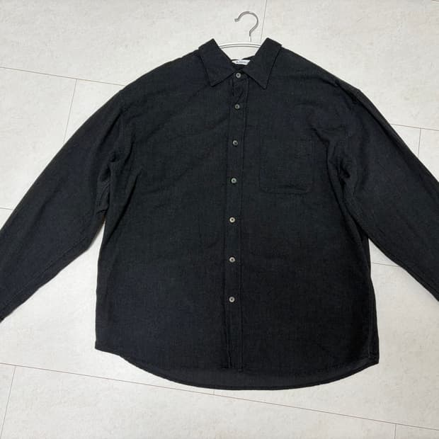 [3] 블랭크룸 텍타일 셔츠 멜란지 차콜