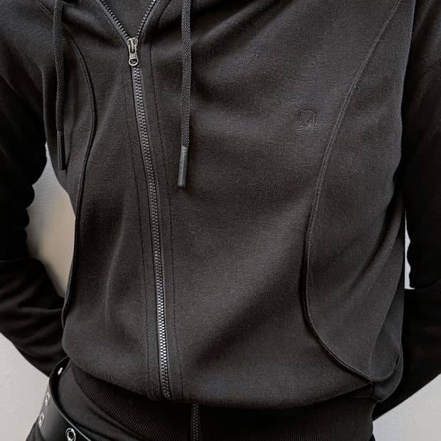 다이애그널 후드집업