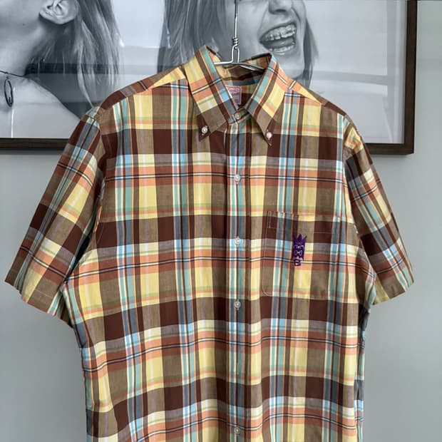 WAREHOUSE madras check shirt