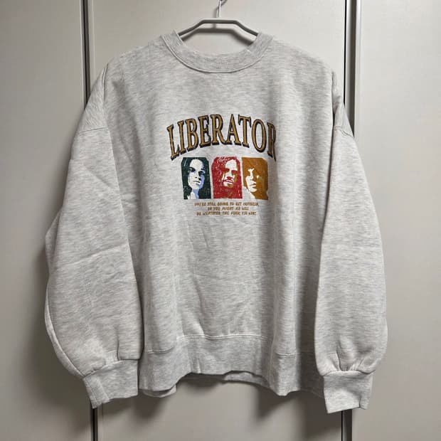 Japan Vintage 오트밀 맨투맨 XL(105)
