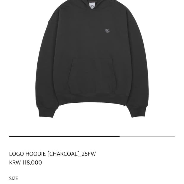 산산기어 로고 후드티 (3) 25fw