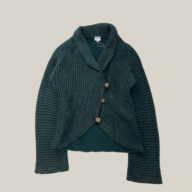 알마니 꼴레지오니 모헤어 니트 가디건 