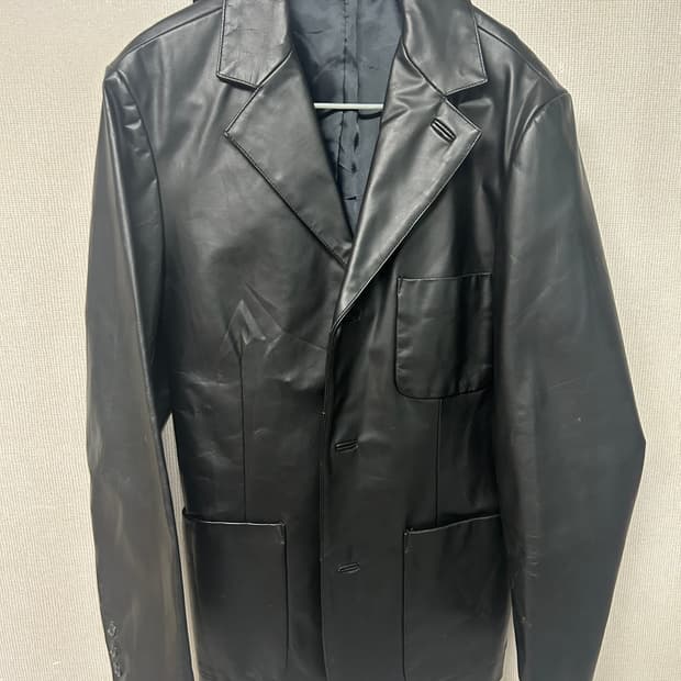 올드갭 레더 블레이저 s