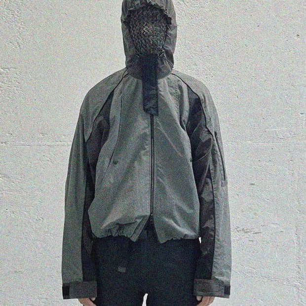 그레일즈 나일론 실드 재킷 블랙 그레이