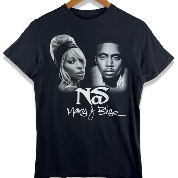 Nas X Mary J. Blige 투게더 투어 티셔츠4332