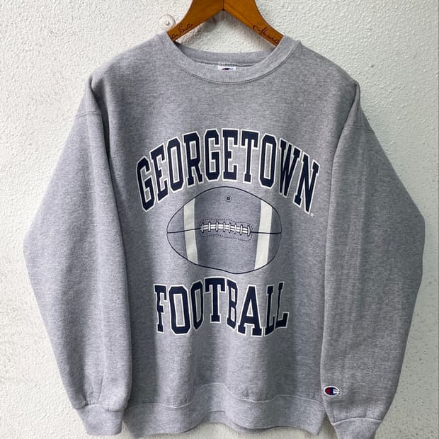 90s 챔피온 georgetown football 스웻셔츠