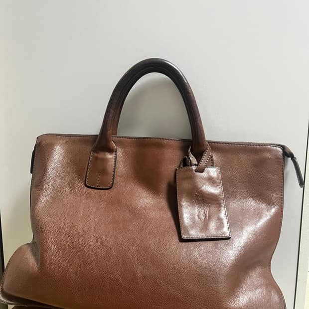 폴로 랄프로렌  레더 브리프케이스