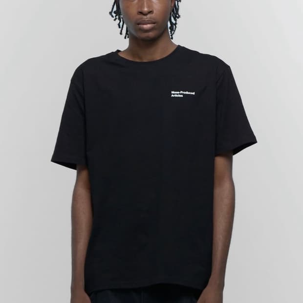 플라스틱프로덕트 티셔츠 블랙