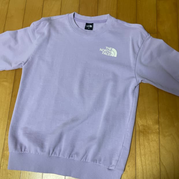 연보라색 노스페이스 맨투맨 150