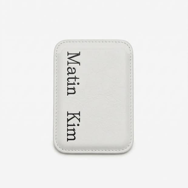 마뗑킴 마그네틱 카드지갑 아이보리