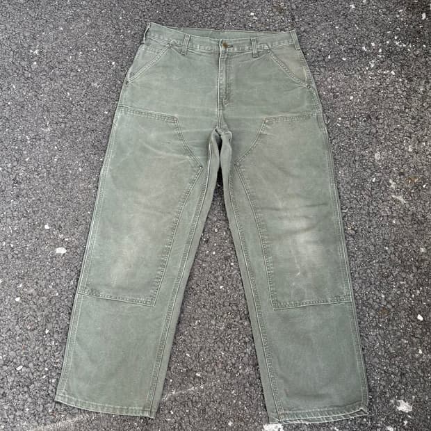 OG 칼하트 B136 MOS 더블니 카펜터 팬츠