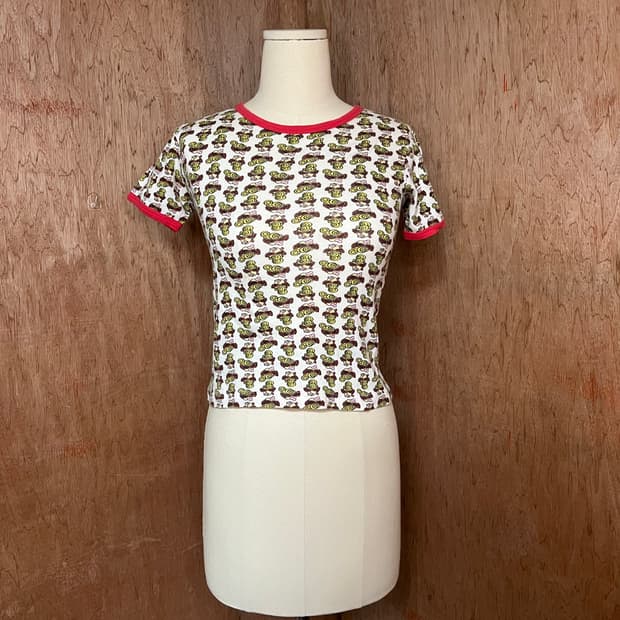 히스테릭글래머 링거 반팔 티셔츠