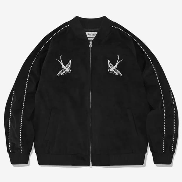 세인트페인 벨벳 스왈로우 수베니어 자켓