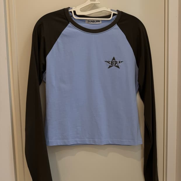 썬번프로젝트 Raglan Long Sleeve Top, CHARCOAL