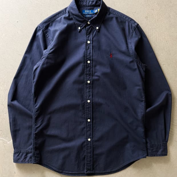 Polo Ralph Lauren Navy Cotton Shirt