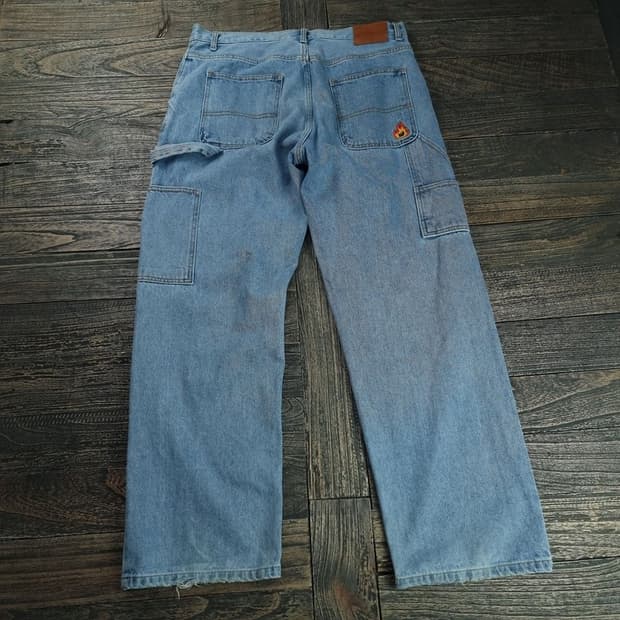 [위켄더스] 와이드 카펜터 워크 데님 팬츠 청바지 M18893