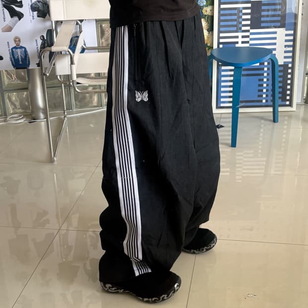 H.D track pants-6oz denim 데님 HD트랙팬츠
