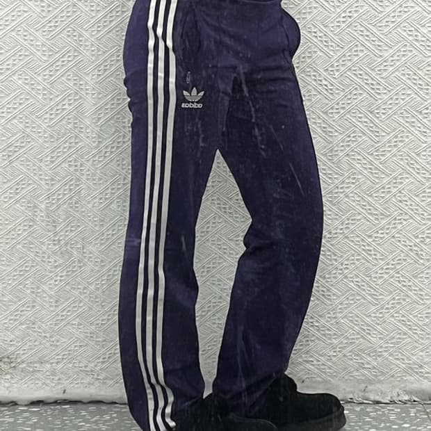 아디다스 베이직 Y2K 파이어버드 퍼플 트랙팬츠 95 C06748