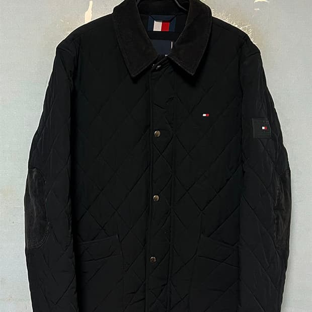 타미힐피거 남자 퀼팅자켓 신상 블랙 M 95