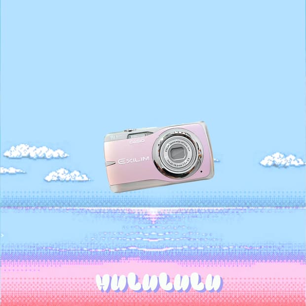 (핑크)카시오 엑슬림 ex-z550 차정원 빈티지디카