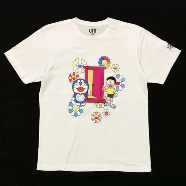 유니클로 무라카미 다카시 도라에몽 반팔티셔츠 L