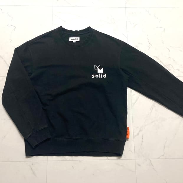 솔리드옴므 20FW 맨메이드 맨투맨 48사이즈, 100-105