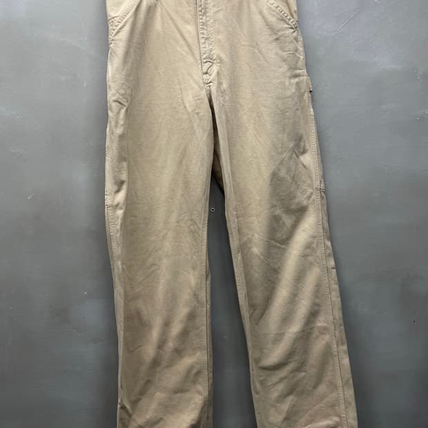 Carhartt 베이지 워크 팬츠 32x34