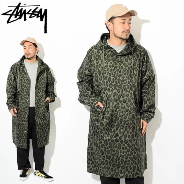 STUSSY 스투시 립스탑 레오파드 자켓 / XL