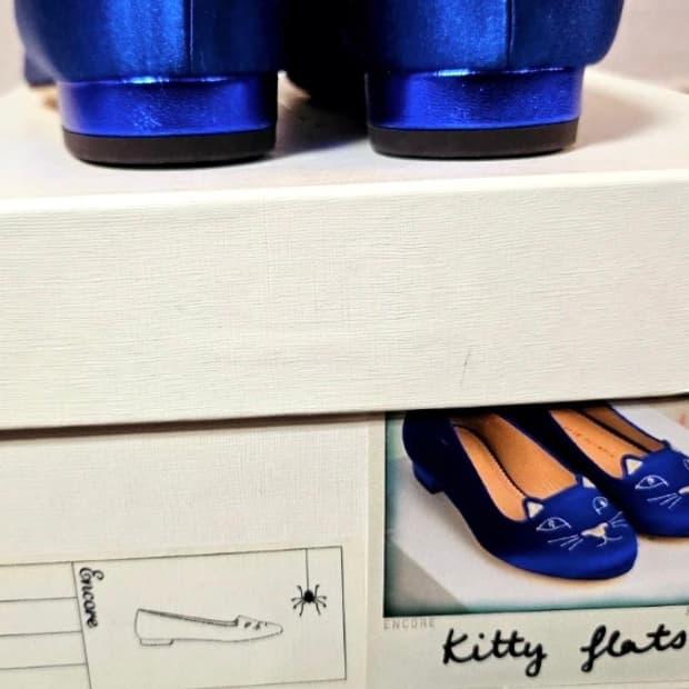 Charlotte Olympia 고양이 플랫슈즈
