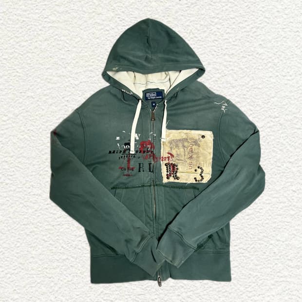 빈티지 폴로 랄프로렌 후드집업 M