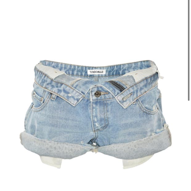 이투둘 222 새깅 숏데님 반바지 m