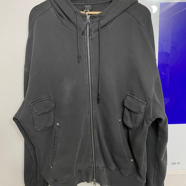 [L] 언어펙티드 DYED 4P HOODIE ZIP UP 후드 집업