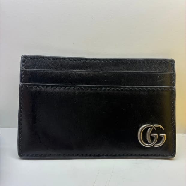 구찌 GG 마몽 카드지갑 블랙 657588