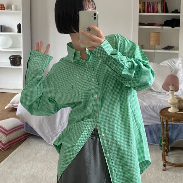 폴로 랄프로렌 체크 셔츠 (Man XL)