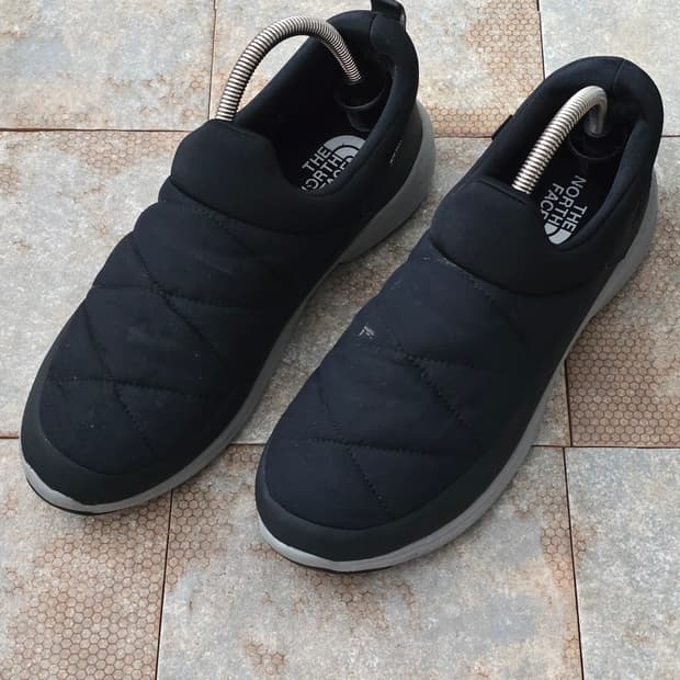 (280)노스페이스 구스다운 패딩 뮬 슬립온 