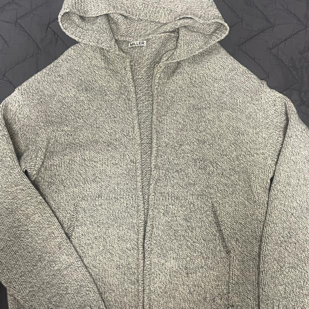 애프터 먼데이 니트후드집업