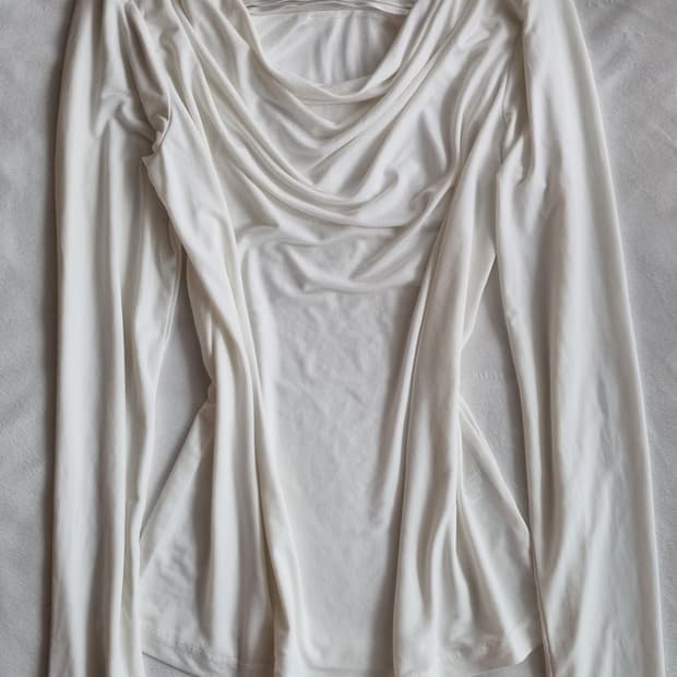 빈티지 y2k 00s 오리엔탈 화이트 탑