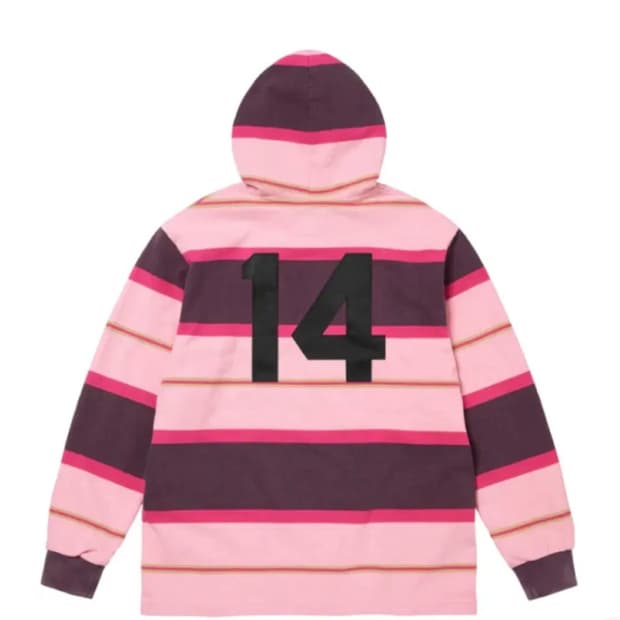 Supreme 럭비 후드