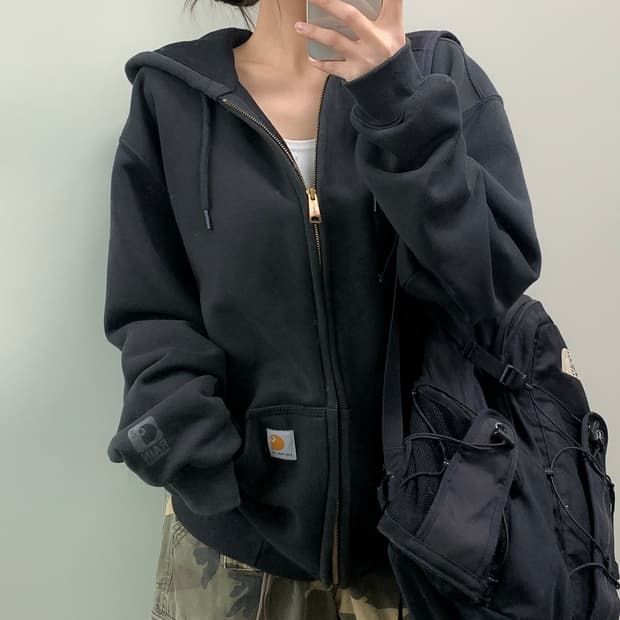 칼하트 써멀 후드집업