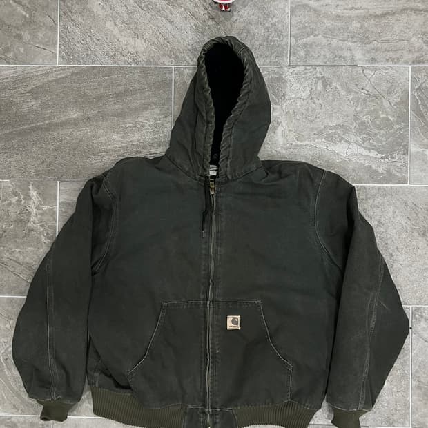 (XL) 칼하트 후드 덕 액티브 자켓 J130 MOS 모스그린