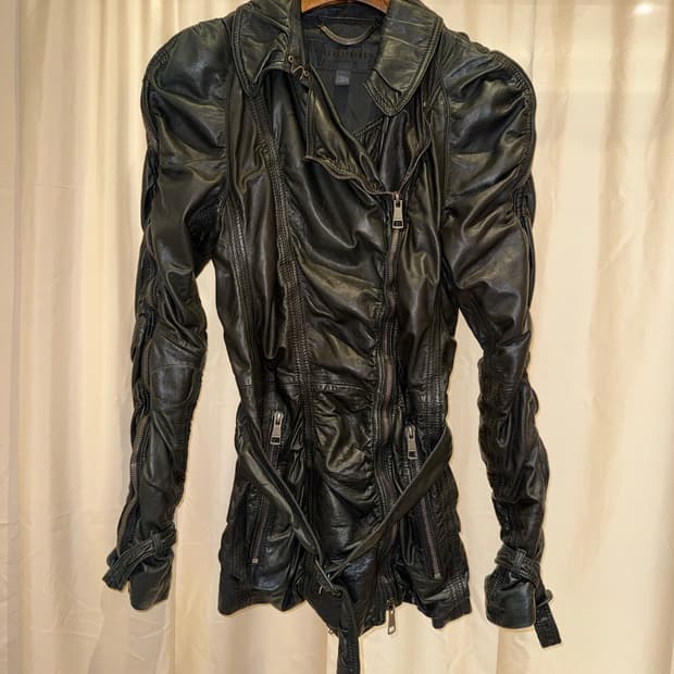 Burberry Prorsum Leather Biker Jacket