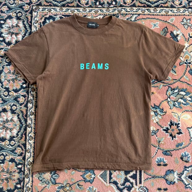 빔즈 BEAMS 로고 티셔츠