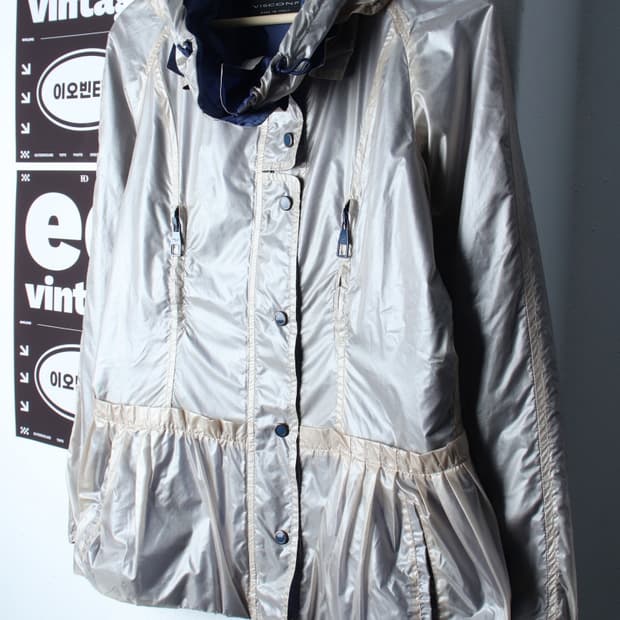 W(M-L) 비스콘프 집업 바람막이 점퍼자켓 시스루 경량-H32854