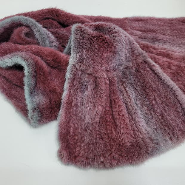 천연 밍크 머플러 / 폭 20  총장 180

