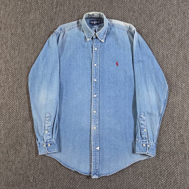 폴로 랄프로렌 OG 워시드 데님 셔츠
