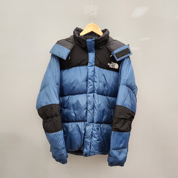노스페이스 드라이로프트 블루 구스다운 패딩