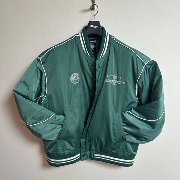 Badblood 라켓 클럽 바시티 자켓 