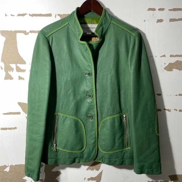 빈티지 스티치 램스킨 레더자켓