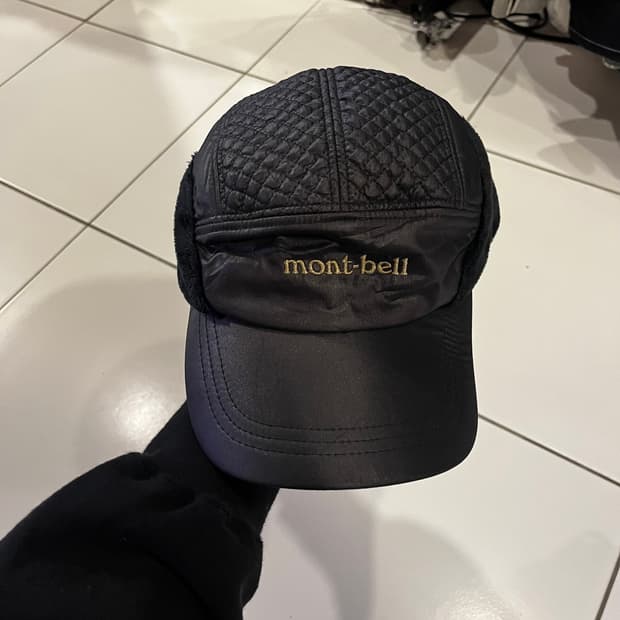 몽벨 페트라 캡 방한모자 블랙